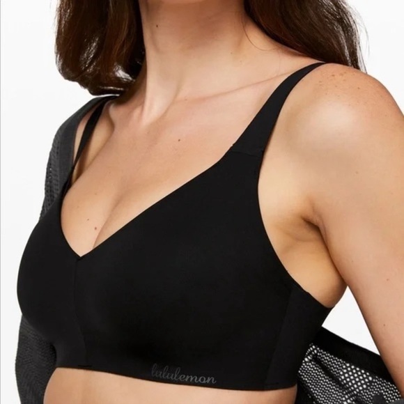 LULULEMON Like Nothing Sport Bra Black Athleisure Activewear Performance 34C - Picture 1 of 6